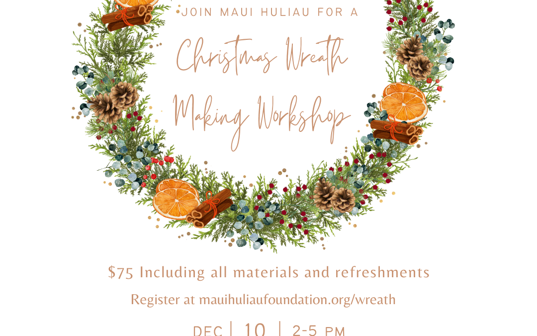 Wreath Making Holiday Fundraiser